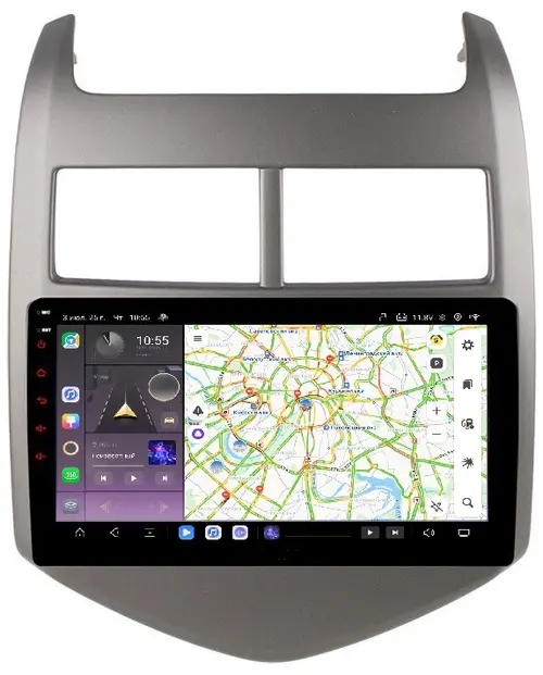 Магнитола для Chevrolet Aveo 2012-2015 - Kuberg OL-9226 QLed, Android 13, Быстрейшая, CarPlay, SIM-слот