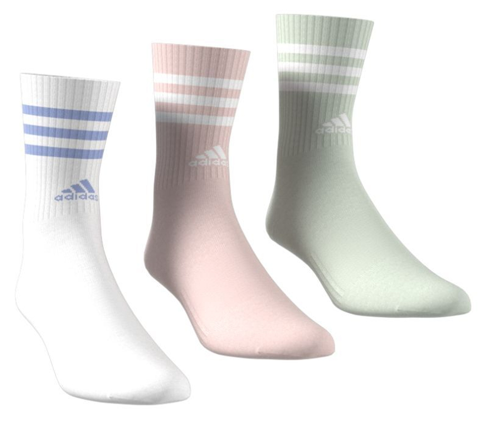 Теннисные носки Adidas Cushioned Sportswear Crew 3P - разноцветный