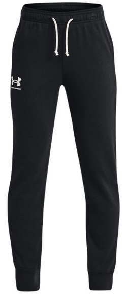 Мальчишеские брюки Under Armour Boys' UA Rival Terry Joggers - black/onyx white