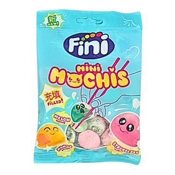 Жевательный мармелад Fini Mini MOCHIS, Моти с начинкой манго, дыня, клубника 90гр (Испания)