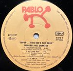 The Modern Jazz Quartet - "Topsy" This One's For Basie (Германия 1985г.)