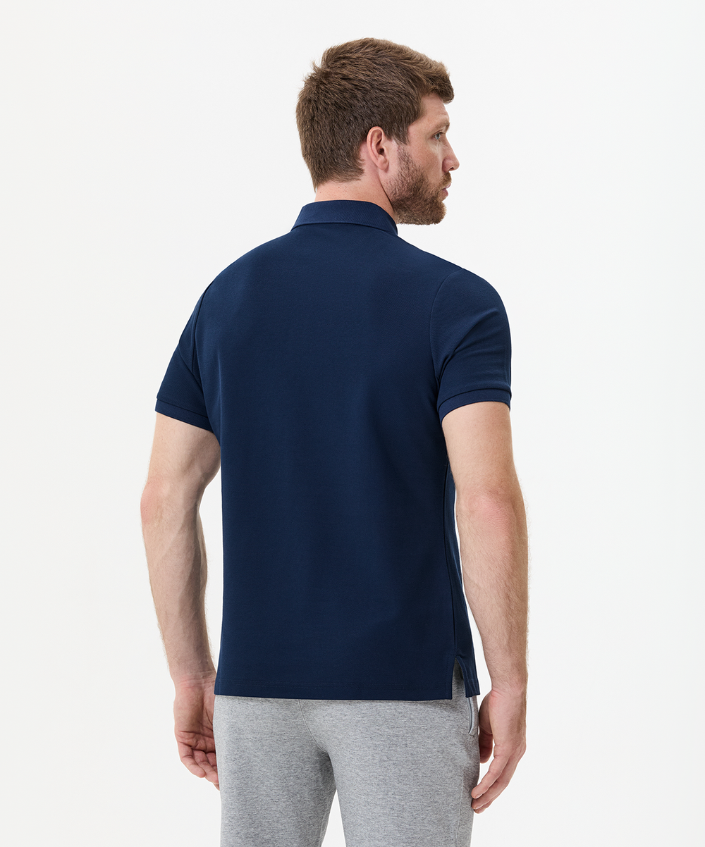 Поло ESSENTIAL CVC Polo, темно-синий