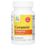 Terry Naturally, Curamin®, обезболивающее, при головной боли, 21 таблетка