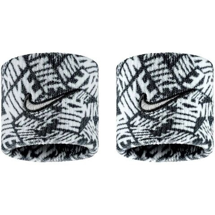 Напульсники теннисные Nike Swoosh 2P - black/white/black