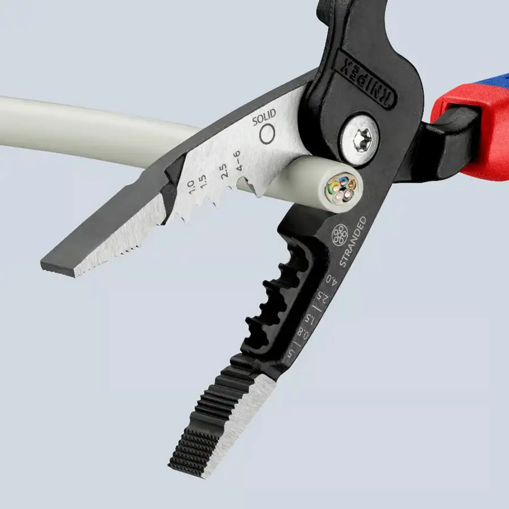 Многофункциональные клещи для электромонтажных работ Knipex 13 72 200 ME
