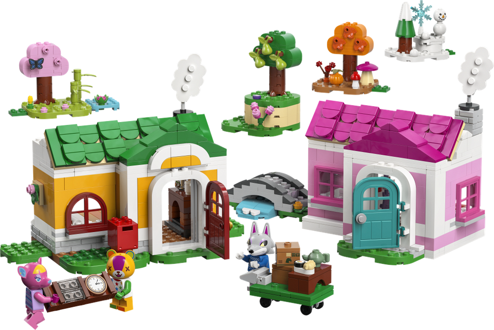 Конструктор Лего энимал кроссинг Творческие домики Сезоны веселья | LEGO Animal Crossing - 77057 814 деталей 7+