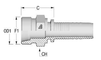 Фитинг DN 32 DKO-L (Ш) 45x2 35
