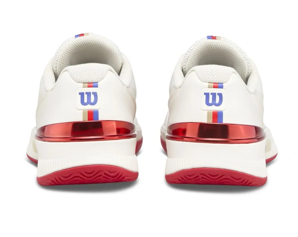 Женские теннисные кроссовки Wilson Intrigue Pro - tofu/infrared/amparo blue
