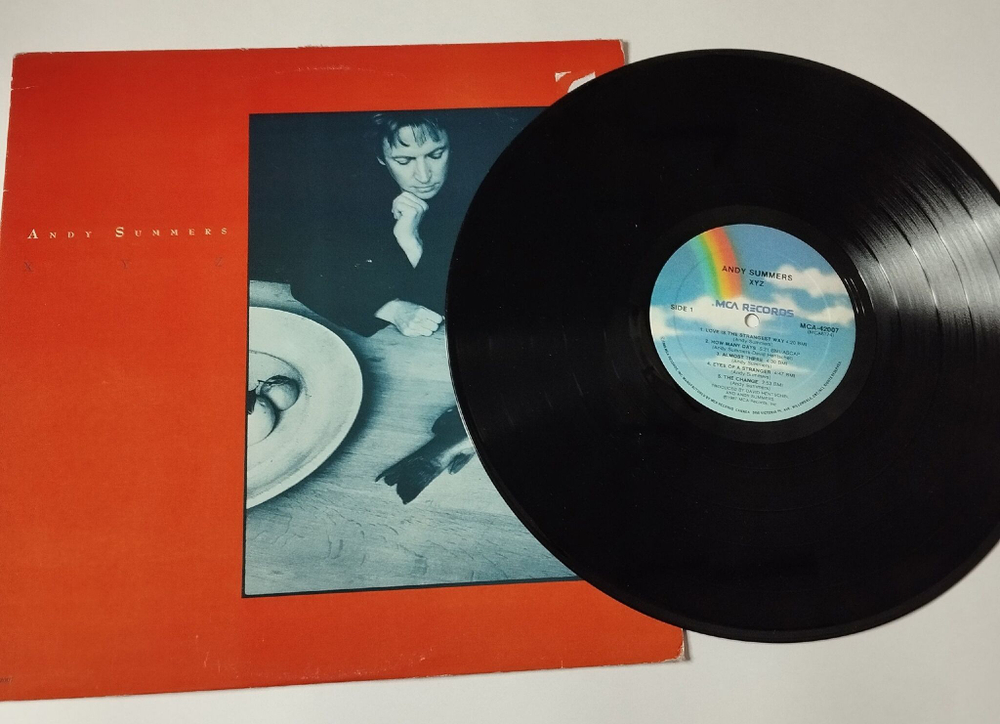 Винтажная виниловая пластинка LP Andy Summers XYZ (USA 1987)
