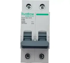Автомат Systeme Electric City9 Set 2П 50А-С 4,5кА 38216
