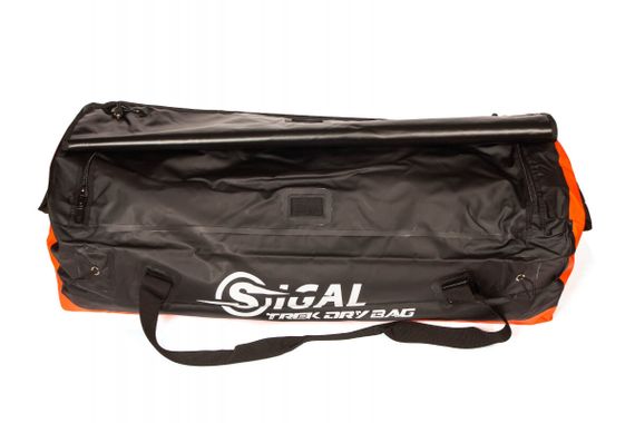 Гермосумка Sigalsub Trek Dry Bag 114 л черно-оранжевая