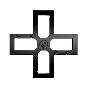 CROSS black carabiner