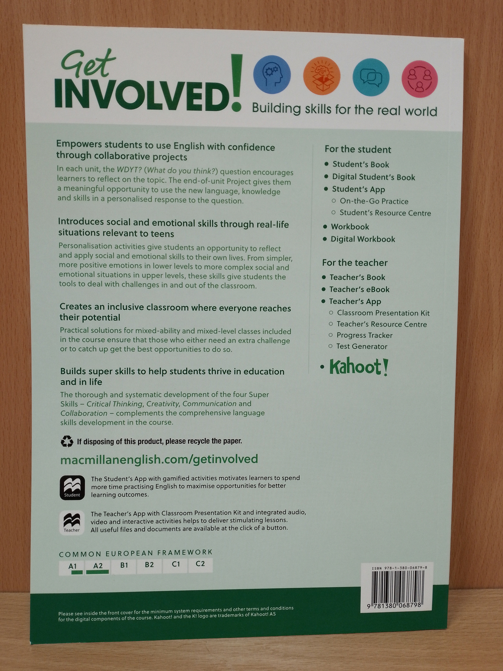 Get Involved! Level A2 Student’s Book with Student’s App and Digital Student’s Book