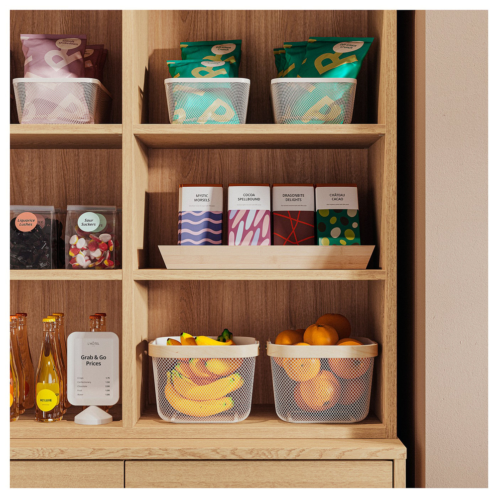 IKEA UPPDATERA  (ИКЕА УППДАТЕРА)  -  Вкладыш в ящик - бамбук 20x50 см
