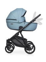 Коляска 2 в 1 Riko Basic Montana Ecco цвет 16 Blue (голубой)