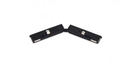 Токопроводящий соединитель для шинопроводов Slim Line Mini, DC 24В, L108xW4, 8xH10, 5 мм, длина провода 10 мм, черный
