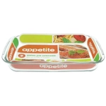 Форма стеклянная прямоугольная 34x21x5см,2л ТМ Appetite