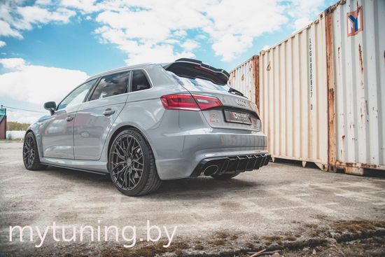 Диффузор бампера заднего для AUDI RS3 8V Sportback (15-16)