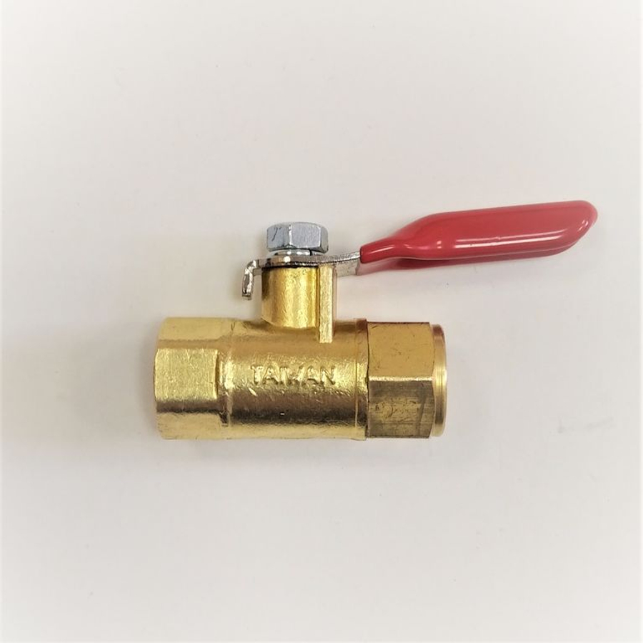 Кран шаровой миниатюрный 1/4"х1/4" внутренняя резьба DIN 259 (BS2779)