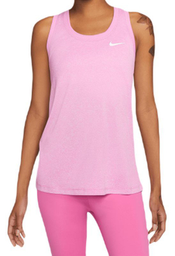 Женский топ теннисный Nike Dri-Fit Racerback Tank - active fuchsia/pure/white
