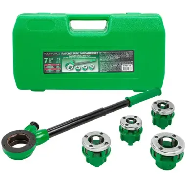 Клупп трубный со сменными плашками 9пр. RockFORCE RF-323112