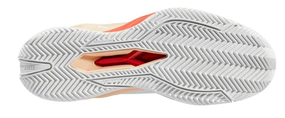 Женские Кроссовки теннисные Wilson Rush Pro 4.0 Clay - белый