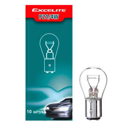 Лампа P21/4W 21/4W 12V BAZ15d Excelite стоп/габарит