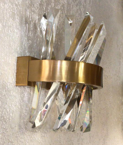 Настенный светильник Akasha 250A light antique brass