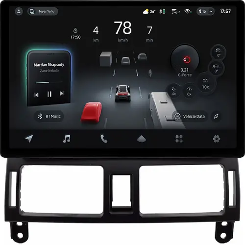 Магнитола для Toyota Avensis T250 2003-2009 (рамка наверх) - Teyes CC4-PRO монитор 13" 2K QLED на Android 13, Быстрейшая, Snapdragon 778G, ИИ, CarPlay, DSP, 4G SIM-слот