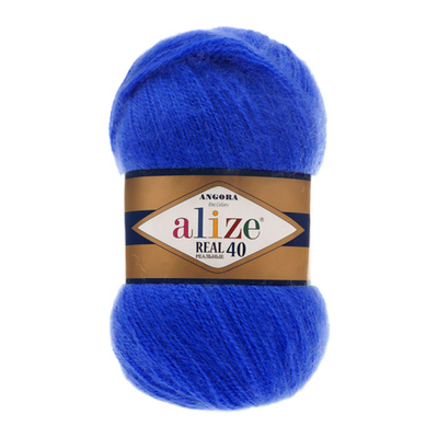 Пряжа "Angora real 40" 141 василёк