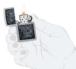 Зажигалка Zippo Evil Tree с покрытием Street Chrome (48681) 5