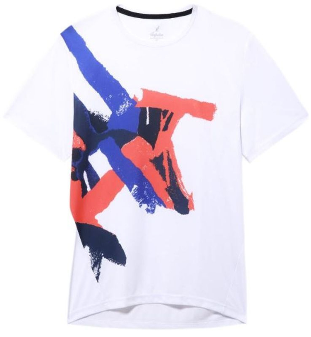 Мужская теннисная футболка Australian Ace T-Shirt With Sublimation - белый