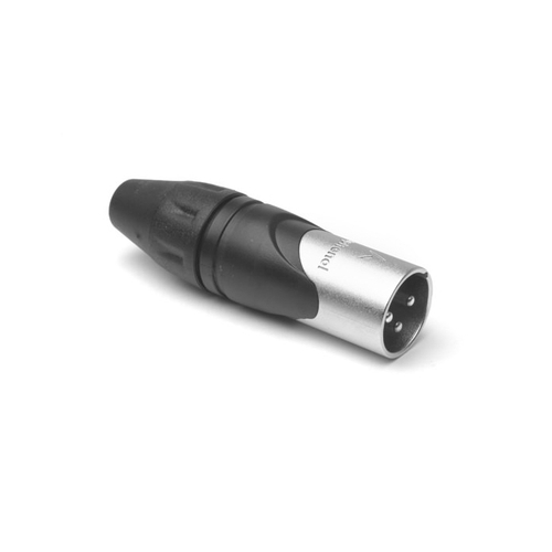 AMPHENOL AX3M - Коннектор XLR кабельный папа , 3 контакта ,точеные контакты, цвет - никель