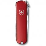 Нож-брелок Victorinox Classic Nail Clip 580, 65 мм, 8 функций, красный