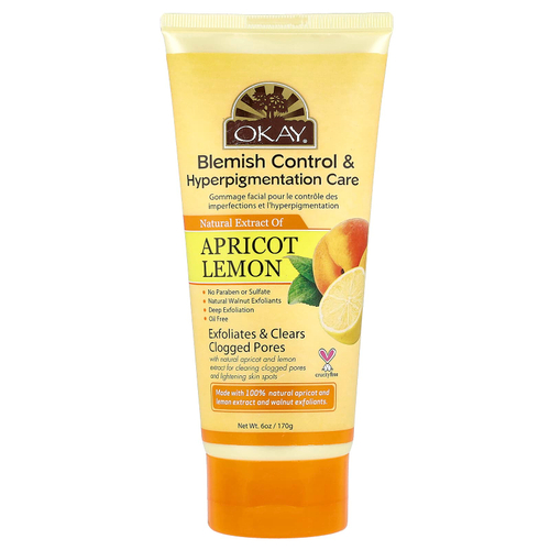 Okay Pure Naturals, Абрикос и лимон, 170 г (6 унций)