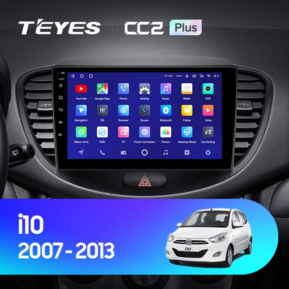 Teyes CC2 Plus 9" для Hyundai i10 2007-2013