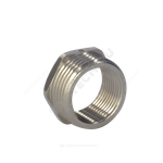 Футорка латунь никель Ду 20х15 (3/4"х1/2") НР/ВР SantechSystems