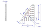 Треугольная пластина Makeblock Triangle Plate 6x8 (2 шт.)