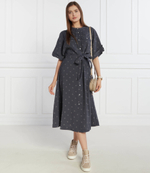 Платье с ремешком AMD VIS CREPE SS Tommy Hilfiger - графитовый(WW0WW40354)
