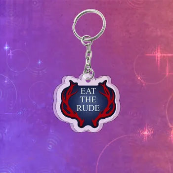Акриловый брелок «Hannibal: Eat The Rude»