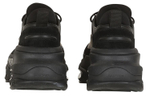 BALMAIN B Bold Cow Leather Casual Abrasion Resistant Low top Fashion Athletic Shoes Men"s Black