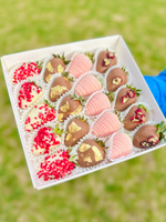 Клубника в бельгийском шоколаде Вишенка , 20-25 шт