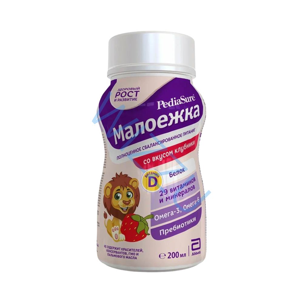 Смесь готовая PediaSure Малоежка с клубничным вкусом 200 мл