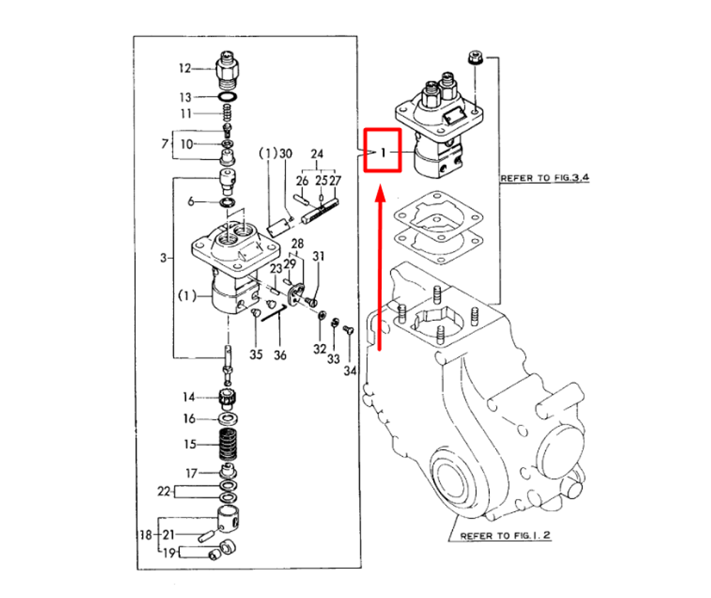 728271-51101 FUEL INJ. PUMP ASSY