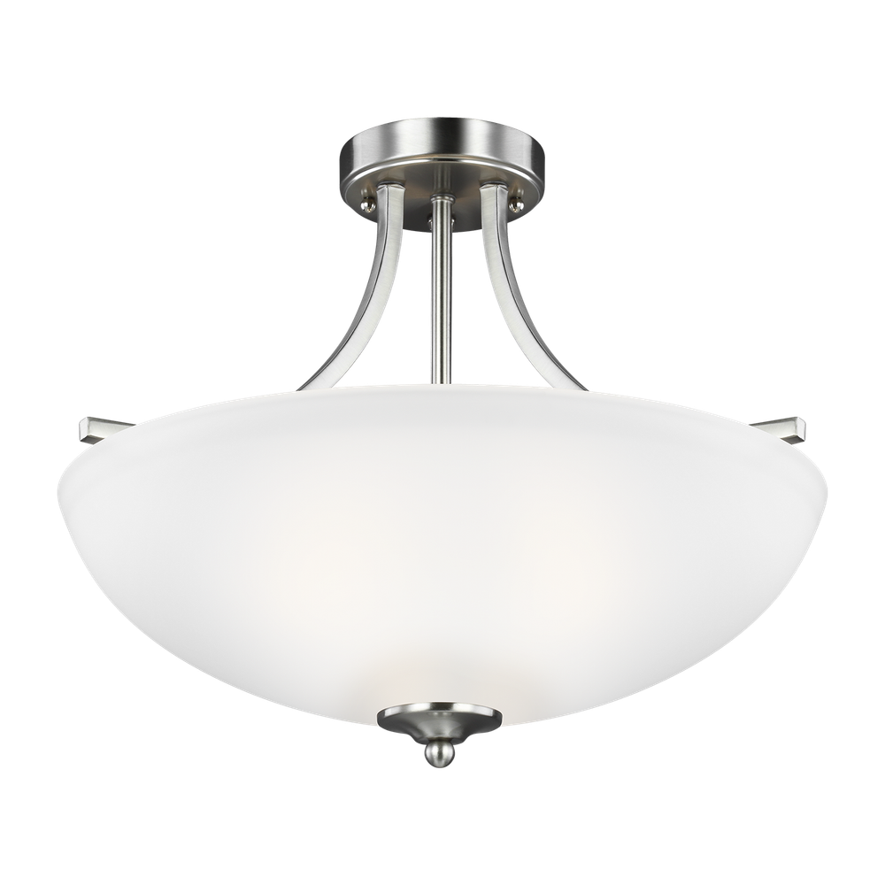 Светильник Visual Comfort Geary Medium Three Light Semi-Flush Convertible Pendant