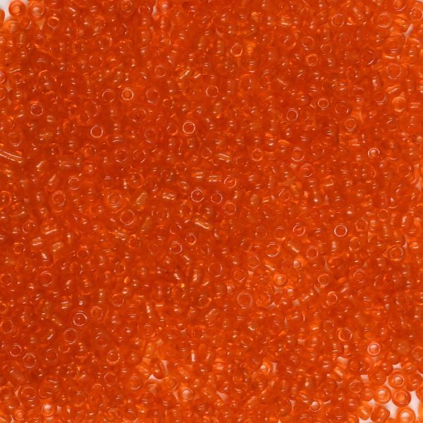 Бисер Astra&Craft 11/0 (2.1 мм), 200 г (10х20 г), цв. 9В т. оранжевый/прозрачный
