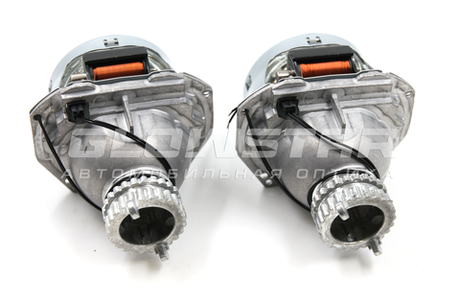 Aozoom SR-711 биксеноновые линзы для цоколя фары H4 под лампу D2, 3.0 дюйма (комплект, 2шт)