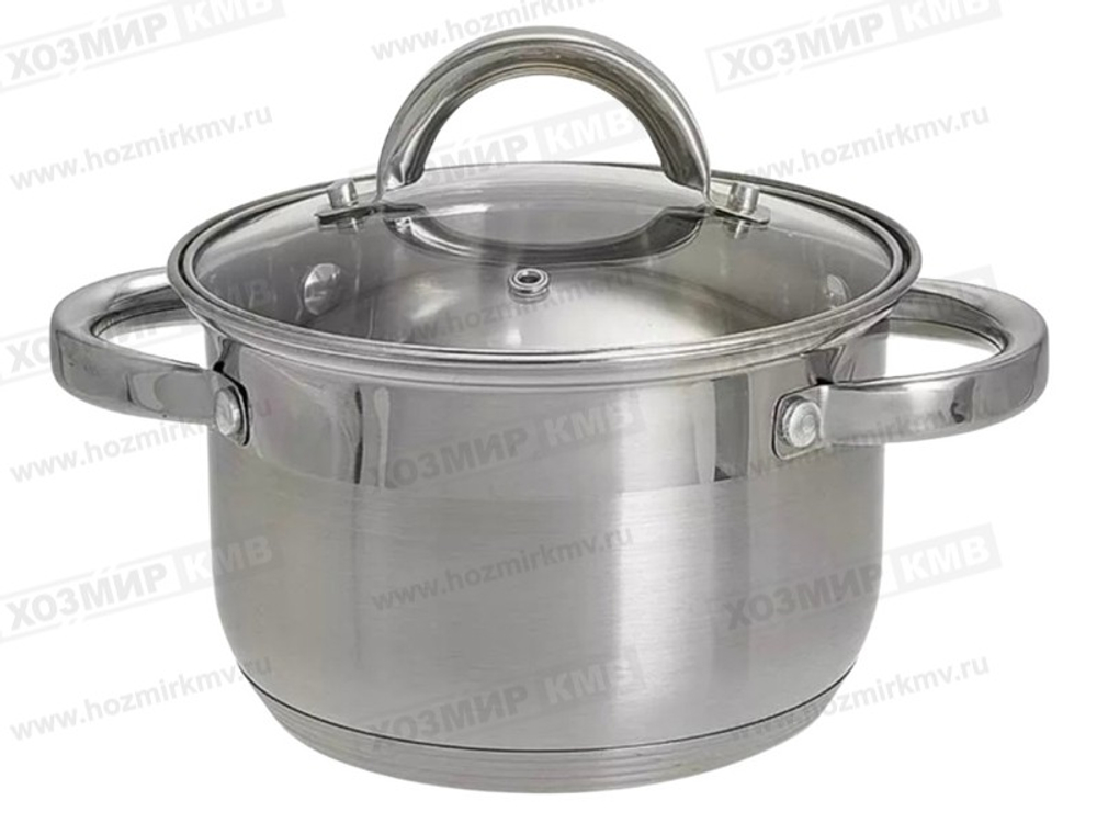 (Millet M-4022) Кастрюля из нержавейки со стек/кр. 5,0л Индукция