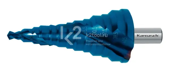 Ступенчатое сверло Ø 7-40,5 мм, Karnasch, арт. 20.1451