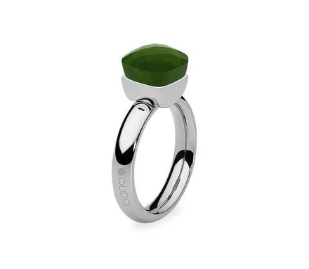 Кольцо Qudo Firenze olive 17.2 мм 610013/17.2 G/S размер 17,2